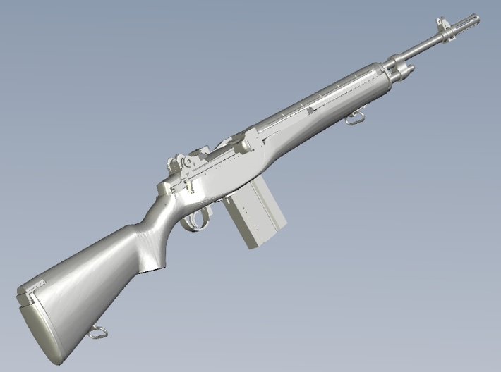 1/6 scale Springfield Armory M-14 rifle x 1 3d printed 
