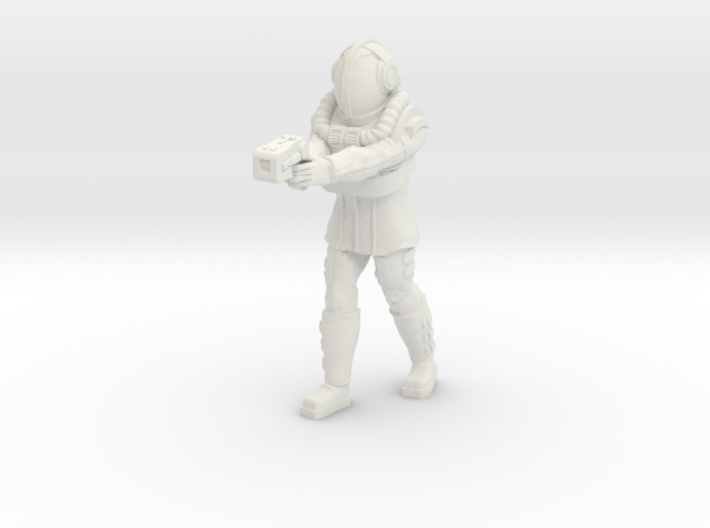 Insectoid Female Pilot 3d printed