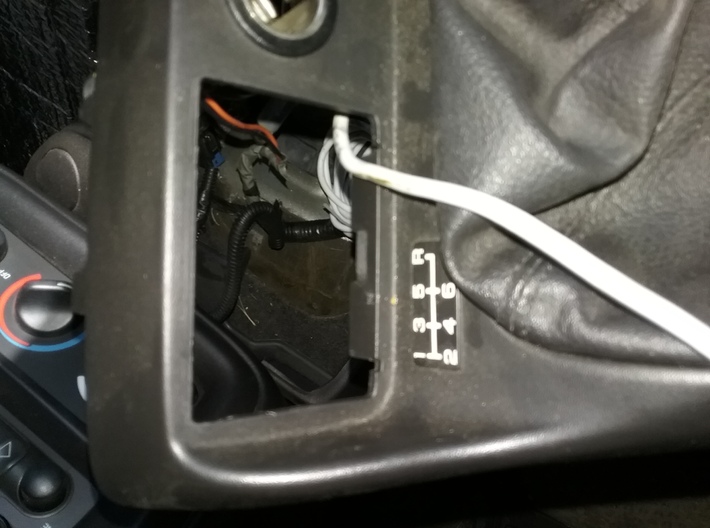 F-Body Center Console Accessory Switch Faceplate 3d printed 