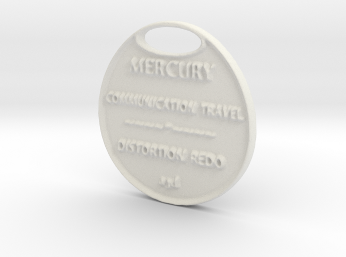 MERCURY-a3dCOINastrology- 3d printed MERCURY-a3dCOINastrology-