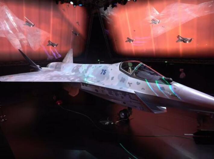 Sukhoi LTS "Checkmate" Stealth Fighter 3d printed 
