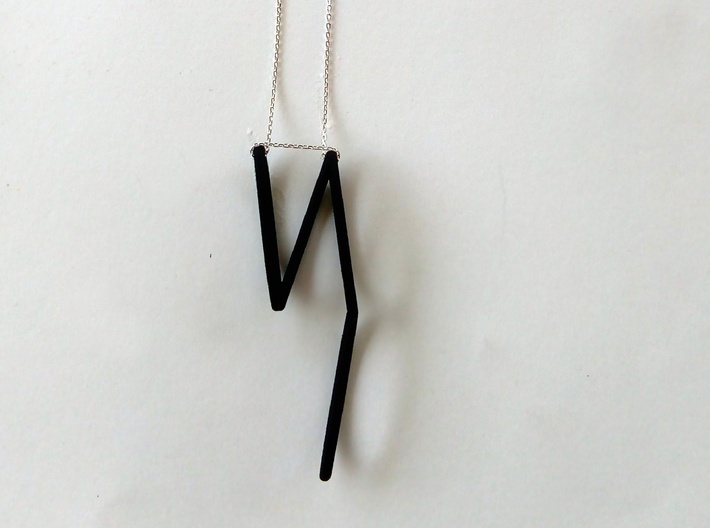 Hoola hoop necklace 3d printed 