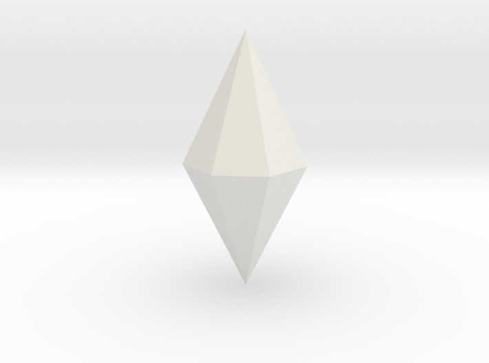 01. Heptagonal Dipyramid - 1 Inch 3d printed