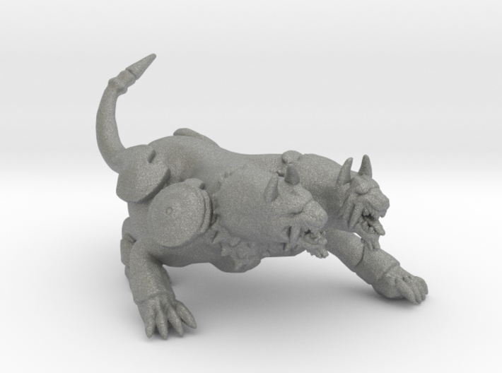 Orthrus two headed dog miniature model fantasy dnd 3d printed