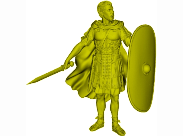 1/35 scale Roman Praetorian Guard centurion v2 3d printed