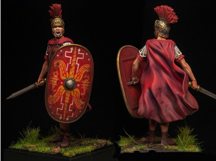 1/35 scale Roman Praetorian Guard centurion v1 3d printed 