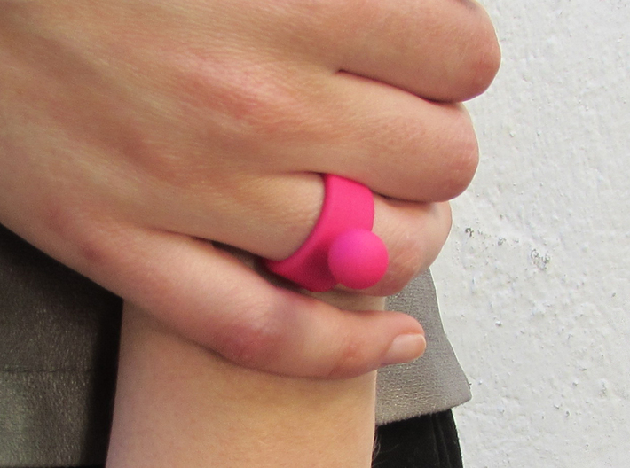 Ball Point ring 3d printed 