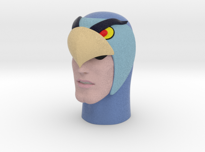 1:6 Scale Blue Falcon Head 3d printed 