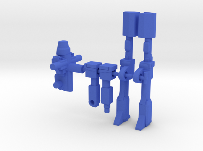 Cryotek RoGunner 3d printed Blue Parts