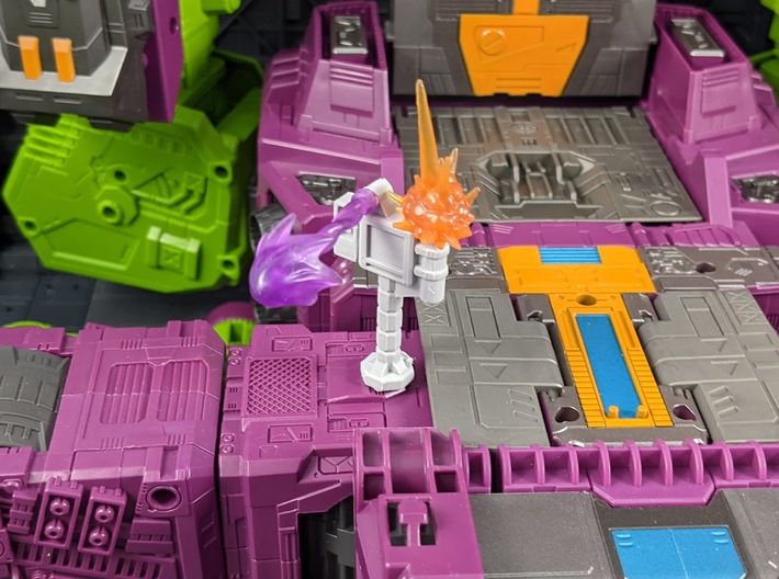 TF Earthrise Scorpion Titan City Accessory Set 3d printed Combined with blast effect parts