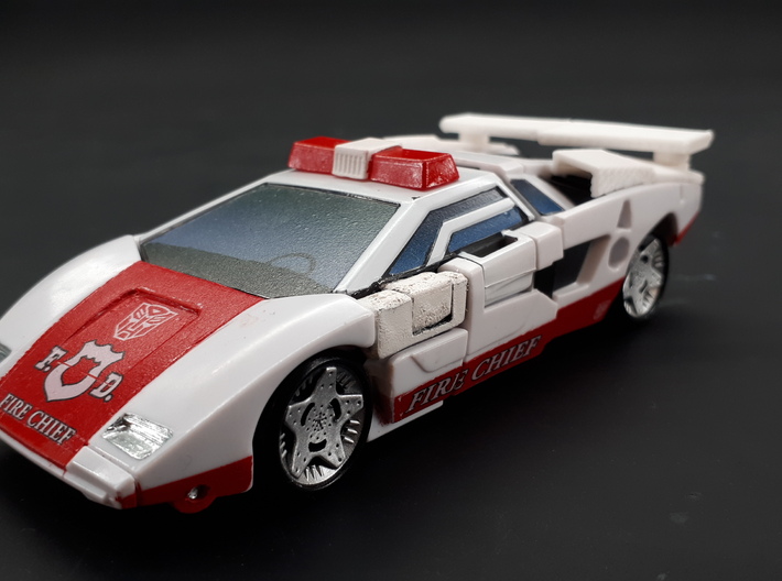 Spoiler and Scoops for Red Alert and Sideswipe 3d printed