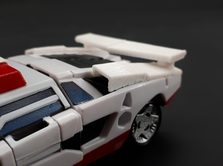 Spoiler and Scoops for Red Alert and Sideswipe 3d printed 