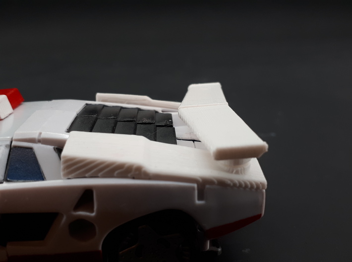 Spoiler and Scoops for Red Alert and Sideswipe 3d printed 