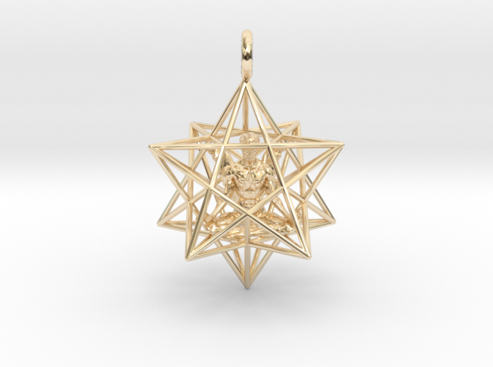 Angel Starship Stellated Dodecahedron - Male Angel 3d printed