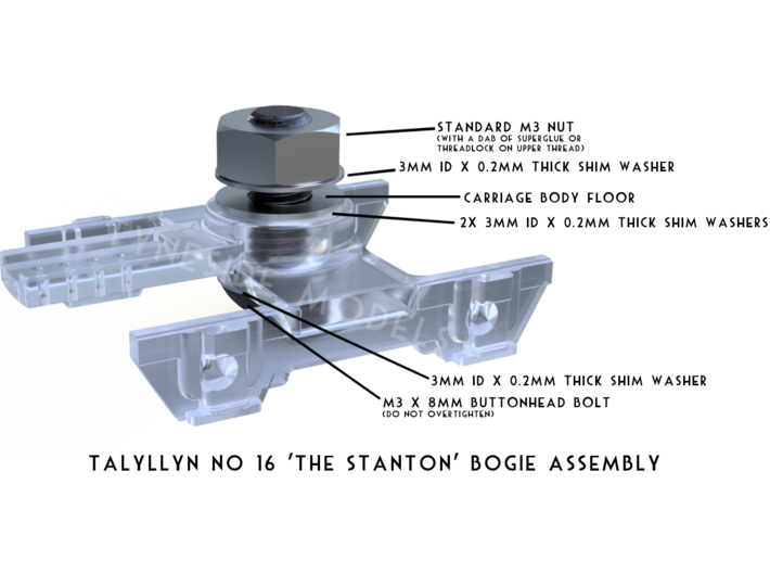 009 Talyllyn Carriage No.16 'The Stanton' 3d printed 