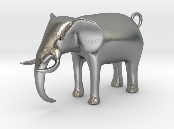 Elephant Charm 3d printed Elephant Charm