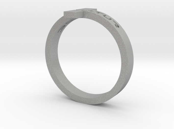 Intersecting Round Ring 3d printed