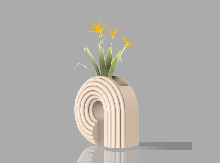 Letter planter "a" 3d printed 
