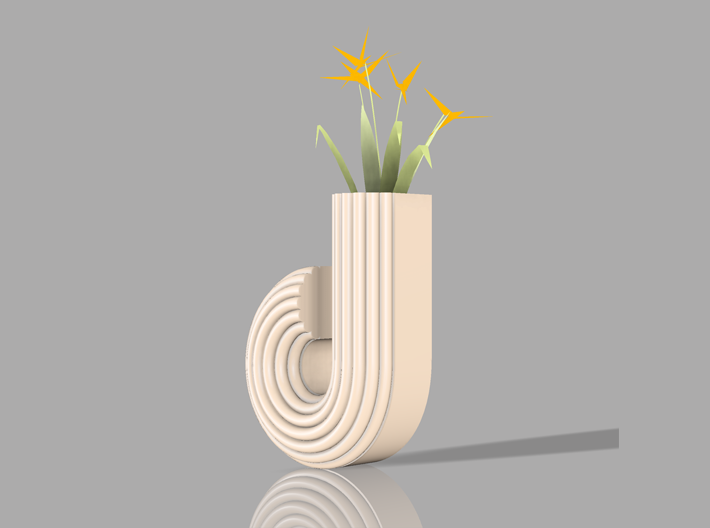 Letter planter "d" 3d printed 