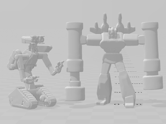 Demolisher Robot miniature model scifi games dnd 3d printed 