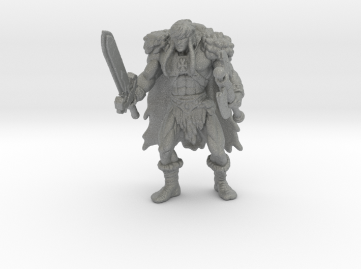 King Grayskull 60mm miniature model fantasy games 3d printed