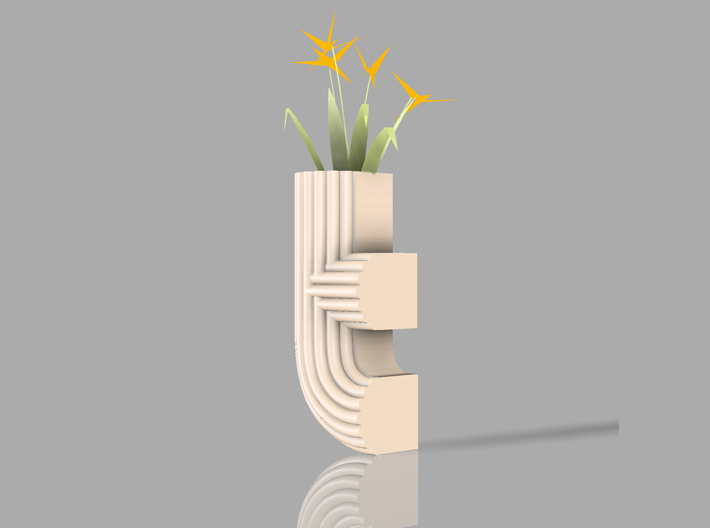 Letter planter "t"  3d printed 