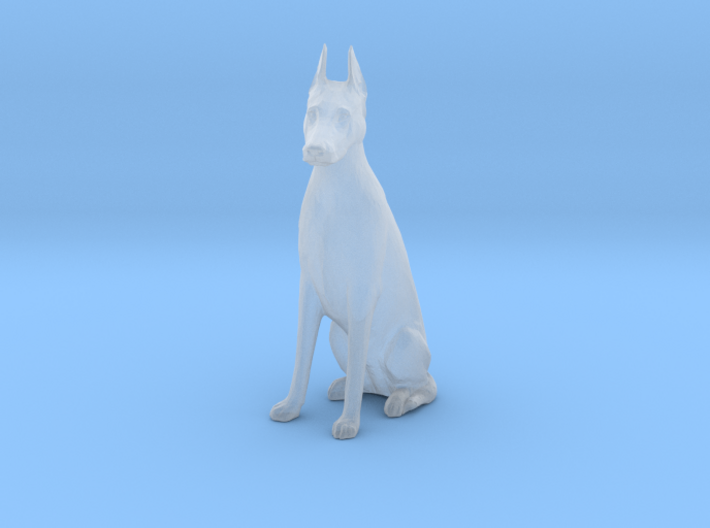 O Scale Doberman 3d printed This is a render not a picture