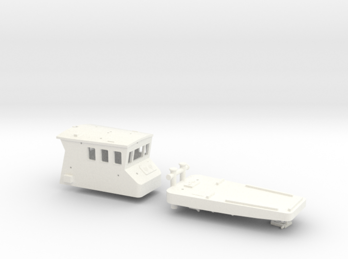M22 Navy Tug, Superstructure (1:87, RC) 3d printed