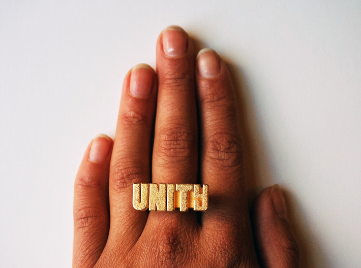 13.9mm Replica Rick James 'Unity' Ring 3d printed 