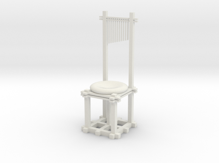 Uncomfy Chair (solid) 3d printed 