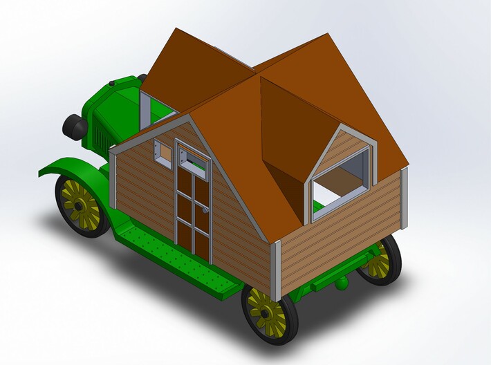 MODEL T MOBILE HOME 3d printed