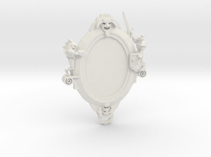 Large Decorated Mirror 3d printed