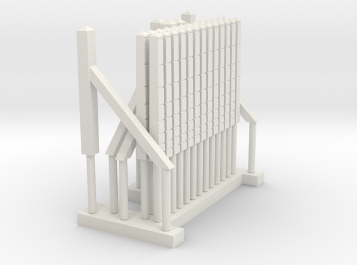 Southern Region Lineside Concrete Fencing x1 3d printed