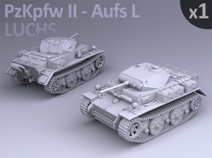 PzKpfw II ausf L - LUCHS (1/32) 3d printed 