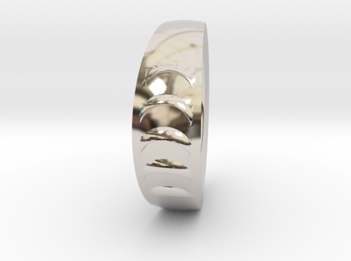 New Wave ring 3d printed