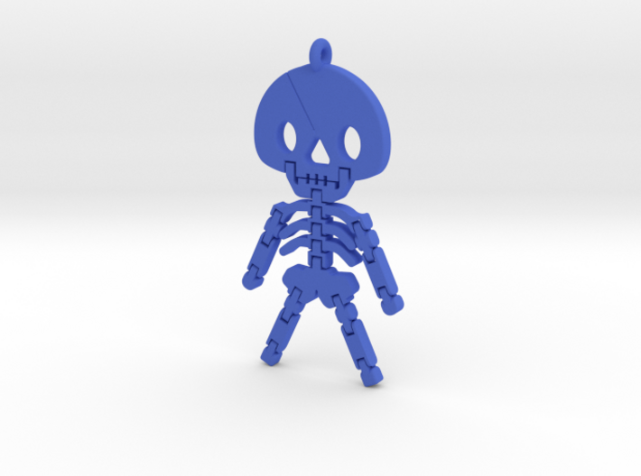 Skeleton keychain 3d printed