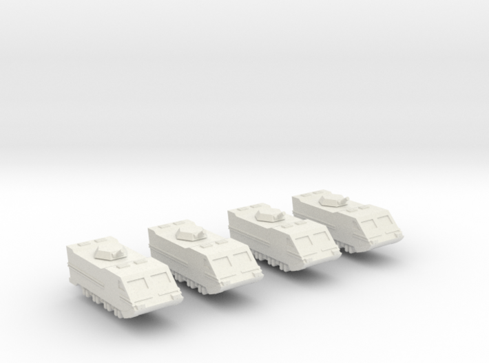 285 Scale Federation M7 Ground Weapons Vehicles MG 3d printed