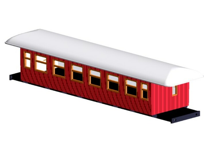 C3e - Swedish passenger wagon 3d printed CAD-model