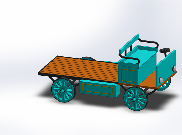 1920 ONEIDA 2T ELECTRIC TRUCK 3d printed