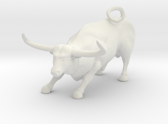 HO Scale Longhorn 3d printed This is a render not a picture