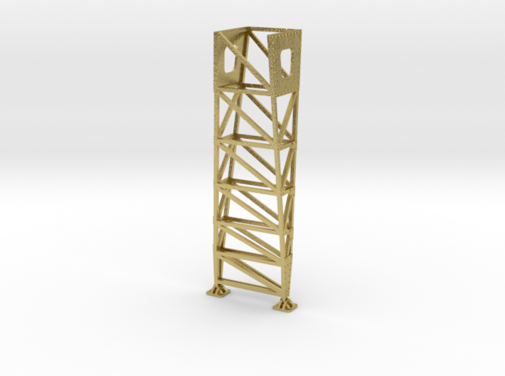 VR Pin Arch 4 Track Part #6 (Brass) 1:87 Scale 3d printed