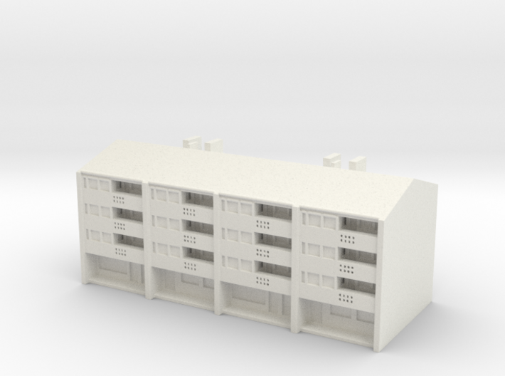Residential Building 04 1/285 3d printed