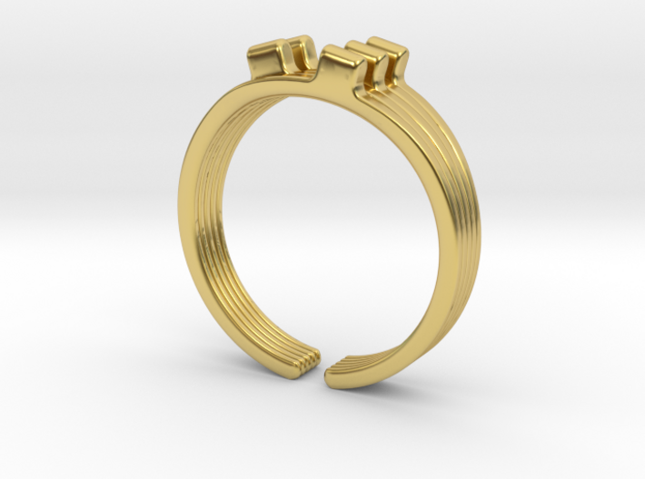 Stack [open and sizable ring] 3d printed