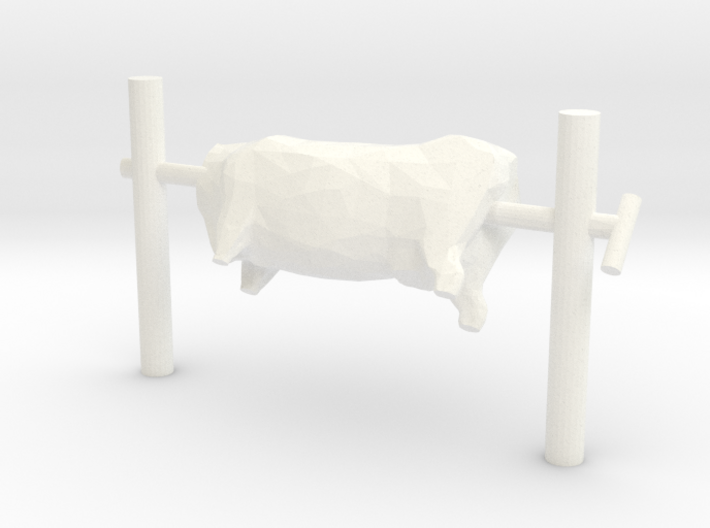 S Scale Beef On A Spit 3d printed This is a render not a picture
