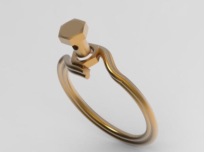 Engagement ring | Bolt 3d printed 