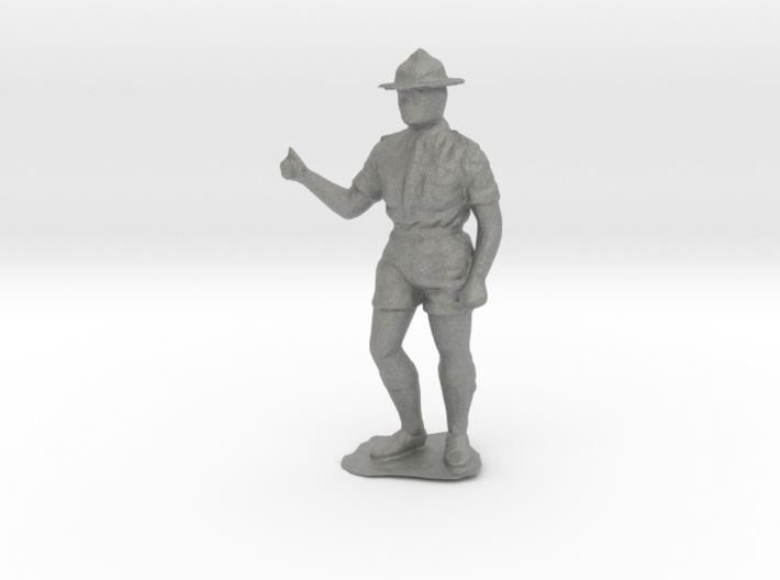 HO Scale Boy Scout 3d printed This is a render not a picture