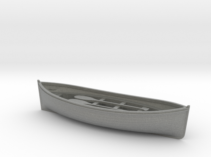 O Scale Lifeboat 3d printed This is a render not a picture