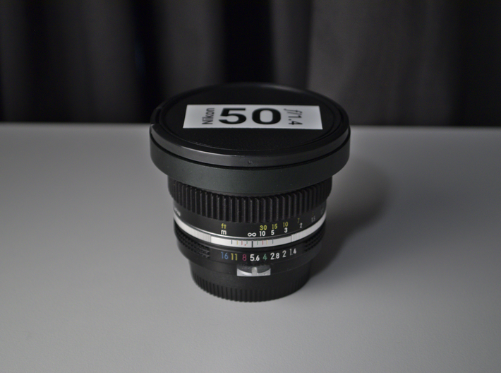Focus Gear for Nikkor 50mm f/1.4 3d printed 