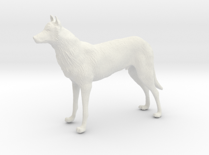 Wolf - High Detail Sculpture 3d printed