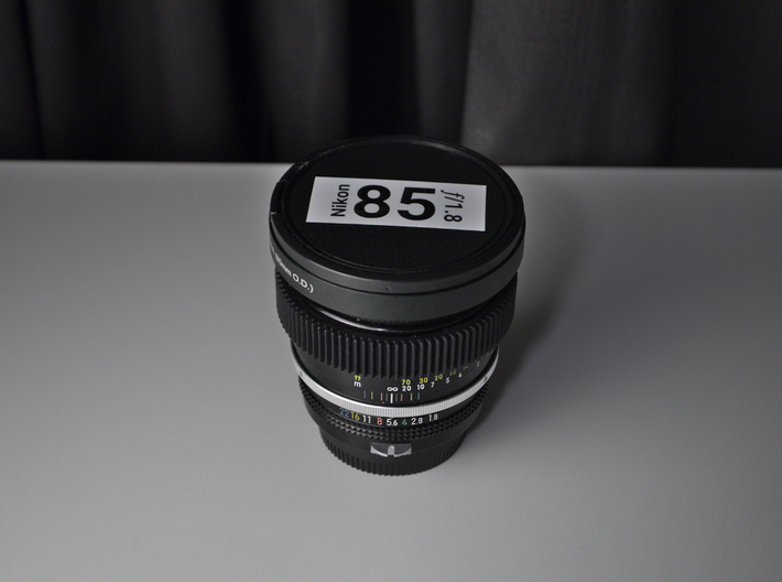 Focus Gear for Nikkor 85mm f/1.8 - PART B 3d printed 